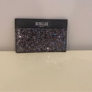 MZ Wallace Gray Sparkly Card Holder